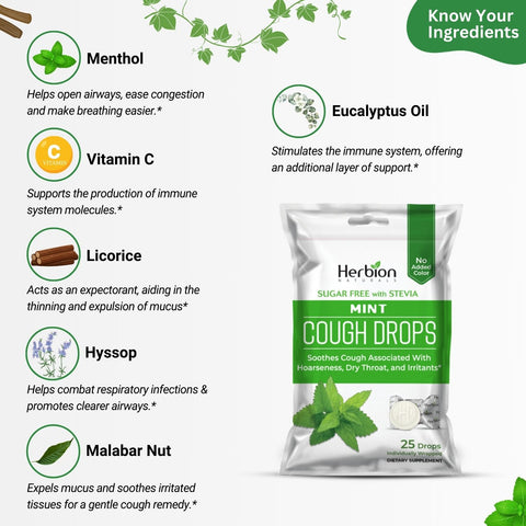 Sugar Free Cough Drops