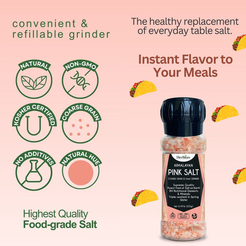 Himalayan Pink Salt Grinder