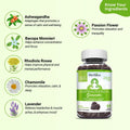 Herbal Ingredients of Herbion Ashwagandha Gummies: Ashwagandha, Bacopa Monnieri, Rhodiola Rosea, Chamomile, Lavender, and Passion Flower