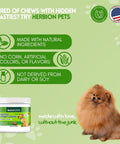Herbion Digestive Support Dog Chews: Natural Ingredients, No Corn, No Artificial Colors or Flavors, Not Derived from Dairy or Soy, Made in the USA