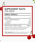 Supplement Facts of Herbion Naturals Cough Drops