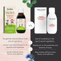 Comparison between Herbion Vitality supplement for children and other brands
