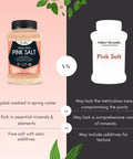 Herbion Himalayan Pink Salt is a healthy alternative to everyday table salt. Perfect for food seasoning, soothing gargles, and baths