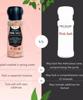 Herbion Himalayan Pink Salt Grinder is a healthy alternative to everyday table salt as it is rich in essential minerals. 