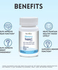 Herbion Memory Support Capsules helps improve brain function, maintain healthy mood levels, improve absent mindedness, support memory function. 
