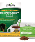 Herbion Respiratory Care Herbal Granules can be dissolved in hot water or tea for soothing relief. 