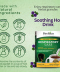 Herbion Respiratory Care Herbal Granules: Soothing Hot Drink that is Vegan, Non-Sedative, Alcohol Free, Gluten Free,  and No Artificial Flavors or Colors. 