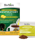 Herbion Respiratory Care Herbal Granules comes in two natural flavors: Mint and Lemon