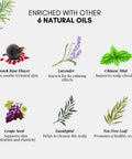 Herbion Rosemary Oil is enriched with Beach Rose Flower, Lavender, Chinese Mint, Grape Seed, Eucalyptus, and Tea Tree Leaf Oils. 