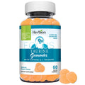 Herbion Taurine Gummies with L-Theanine are plant-based gummies that support focus and concentration. 