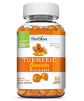 Herbion Turmeric Gummies with Ginger are plant-based gummies for Antioxidant and Anti-inflammatory response