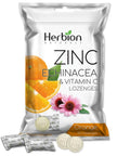 Zinc Echinacea and Vitamin C Lozenges for Immune Support