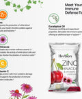 List of Herbal Ingredients of Zinc Echinacea and Vitamin C Lozenges