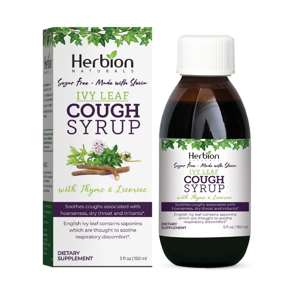Herbion Naturals Ivy Leaf Cough Syrup with Thyme & Licorice